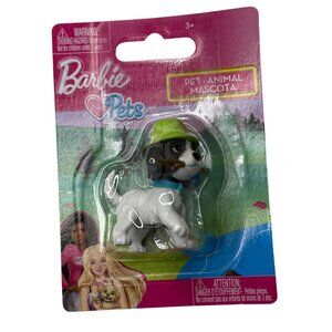 Barbie Pets Dog Mini Figure w/ Green Hat • Collectible Pet Toy New